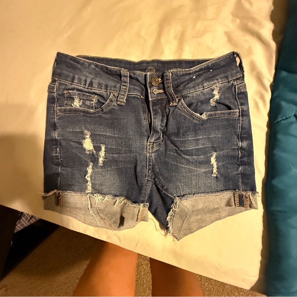 SO women’s Denim Distressed jean shorts